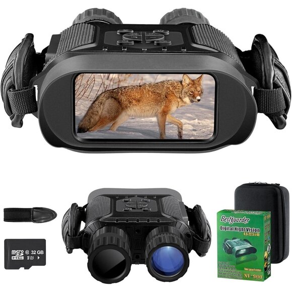 Bestguarder Digital Night Vision Binoculars for Adults True IR Illuminator COMS